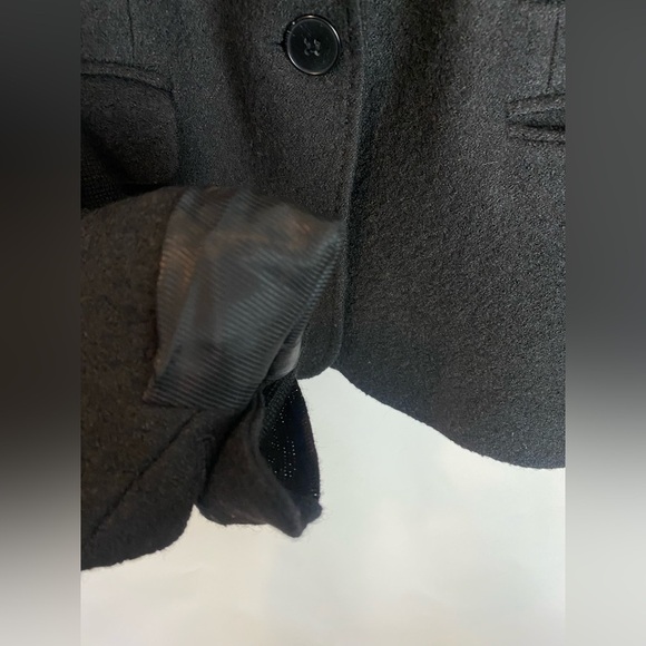 Lord & Taylor‎ Black Wool Blend Contrast Black Blazer Size 8 (runs small) - Picture 6 of 14